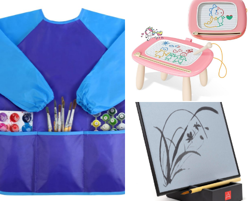 My Kids' Art Essentials cover photo collage