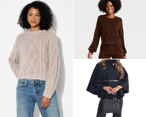 cute, affordable clothes for winter ❄️ cover photo collage