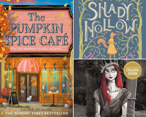 Cozy fall reads cover photo collage