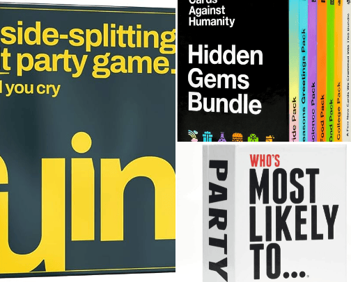 Adult Game Night Must Haves! cover photo collage