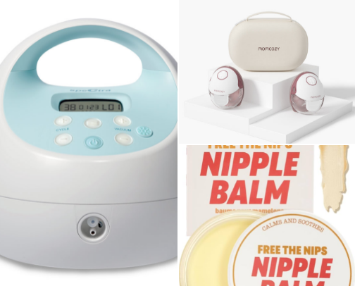 Breastfeeding holy grails cover photo collage