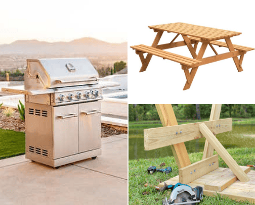 Summer outdoor cover photo collage
