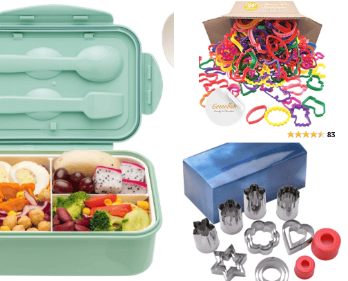 Favorite lunch boxes and accessories cover photo collage