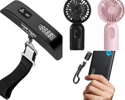Rechargeable Travel Must-Haves ✈️⚡ cover photo collage