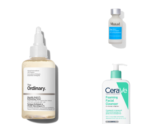 My ‘I WILL HAVE GLASS SKIN’ Skincare List cover photo collage
