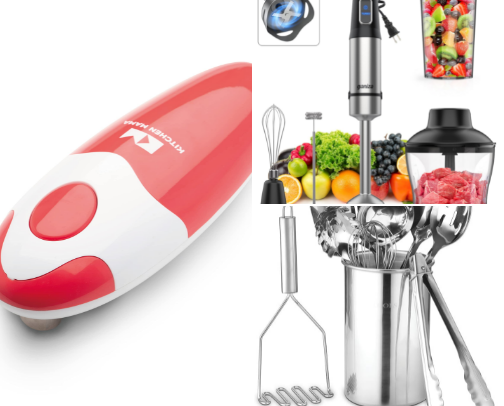 Kitchen essentials cover photo collage