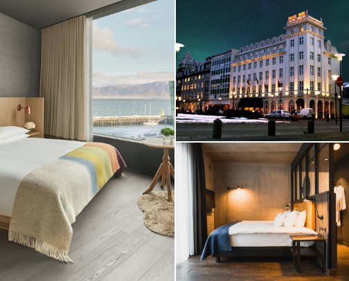 Best Hotels in Reykjavik, Iceland cover photo collage