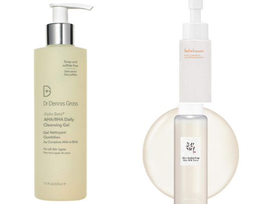 Basic Skincare for Combination and Oily Skin cover photo collage