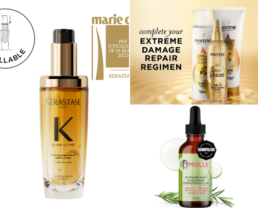 Hair Care for the Damaged, Limp or Frizzy cover photo collage