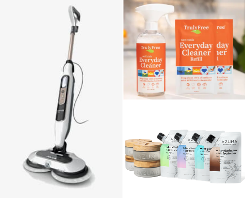 Year-Round cleaning supplies to keep my house lookin fine! cover photo collage