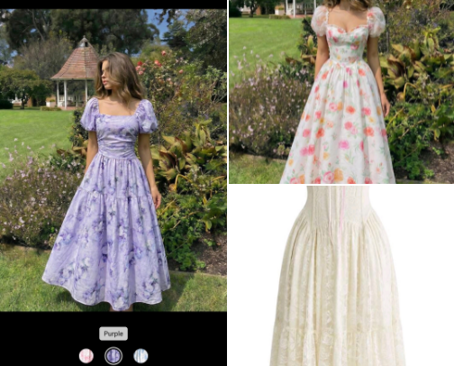Dreamy outfits cover photo collage