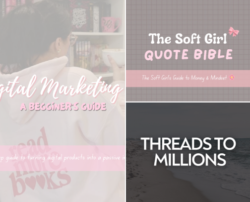 Best Digital Products for Women in Business 💻✨ cover photo collage