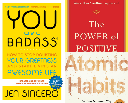 Motivational Books That will Light a Fire Under You (Without Being Boring)😉 cover photo collage