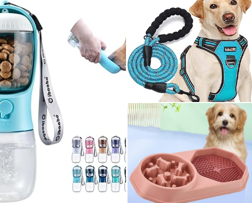 Dog mom essentials cover photo collage