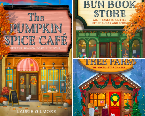 Laurie Gilmore 📚🤎 cover photo collage