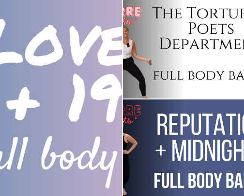 Swiftie Home Workouts cover photo collage