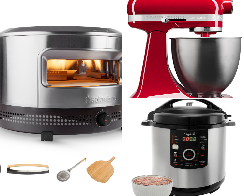 Essential kitchen appliances cover photo collage