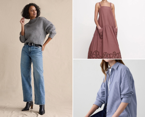 Banana Republic sale faves cover photo collage