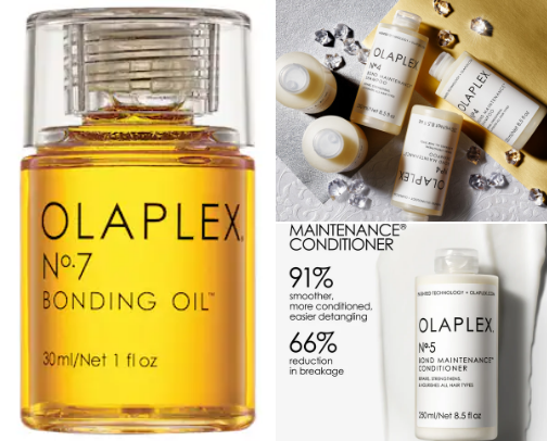 What you can find in my hair routine cover photo collage