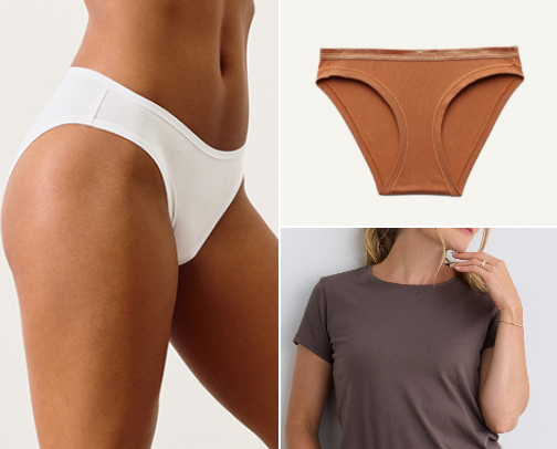 100% Organic Cotton Clothing Options $$-$$$$ cover photo collage