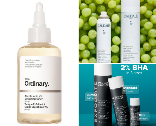 My skincare routine 💓 cover photo collage