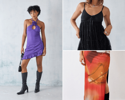 Hot summer nights out looks 🥂🍾 cover photo collage