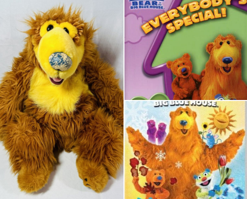 🐻Bear in the Big Blue house🏠 cover photo collage