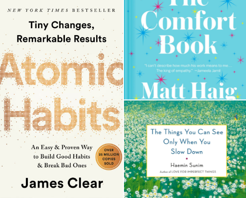 Books That Help You Escape Your Phone cover photo collage