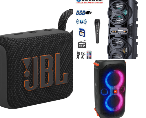 Upgrade your sound experience your JBL speaker now and feel the beat cover photo collage