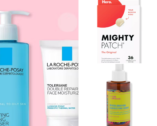 Fav Skincare cover photo collage