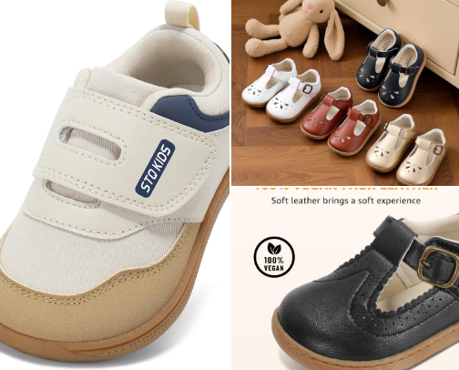 Wide Toe Box Toddler Shoes 👟💛 cover photo collage
