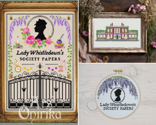 25 Bridgerton Cross Stitch Patterns I Recommend cover photo collage