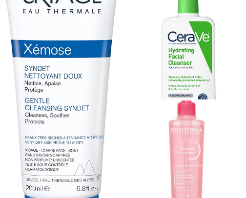 My holy grail skin care products cover photo collage
