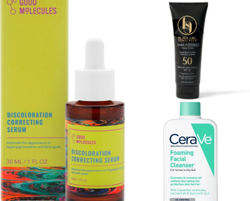 Skincare cover photo collage