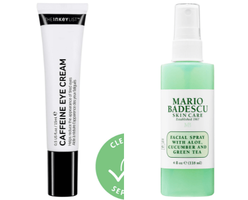 Popular skincare products cover photo collage