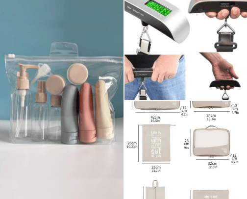 Travel essentials cover photo collage