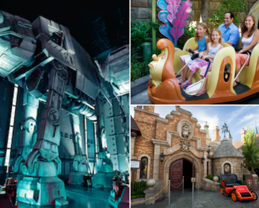 My favorite Disneyland Rides cover photo collage