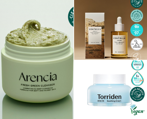 🌸 Skincare Lists cover photo collage