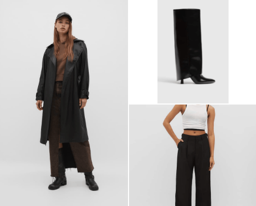 stradivarius fall ootd🍁 cover photo collage