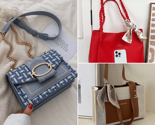 The Hand Bag Collection cover photo collage
