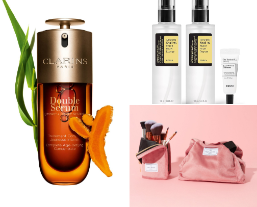 Glow & Go: My Skincare + Accessory Faves💕 cover photo collage
