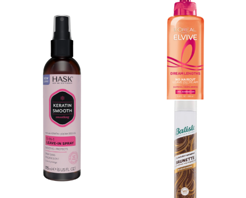 Hair products cover photo collage