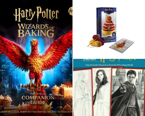 From the Wizarding World of Harry Potter: activity books, craft kits, and other fun things to do cover photo collage