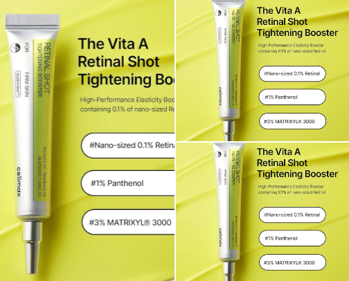 Celimax retinal shot cover photo collage