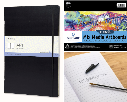Supplies for Traditional Artists cover photo collage
