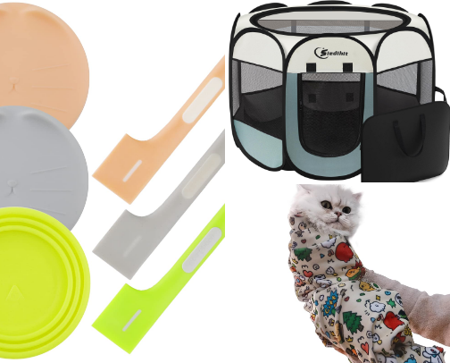 Kitty Must Haves 🐈 cover photo collage