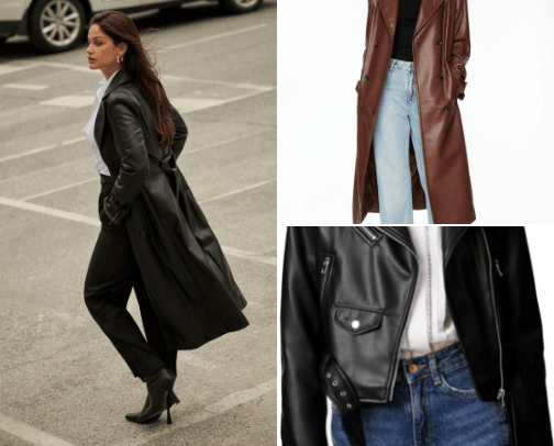Faux Leather cover photo collage