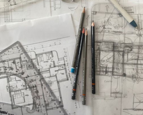 what i use everyday as an architecture student 📏 cover photo collage