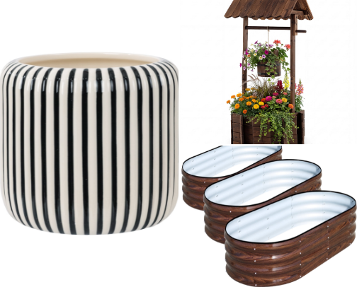 Spring has sprung- Outdoor decor and more! cover photo collage
