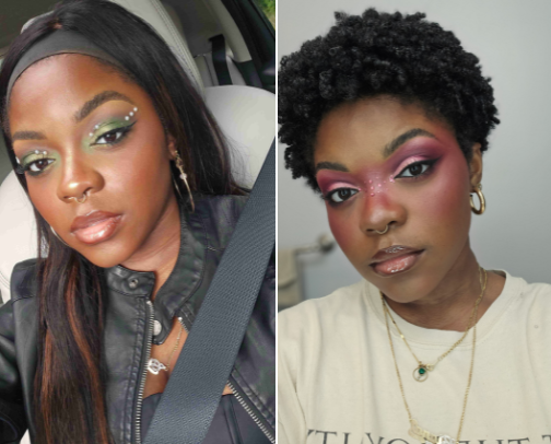 "built for war" makeup cover photo collage